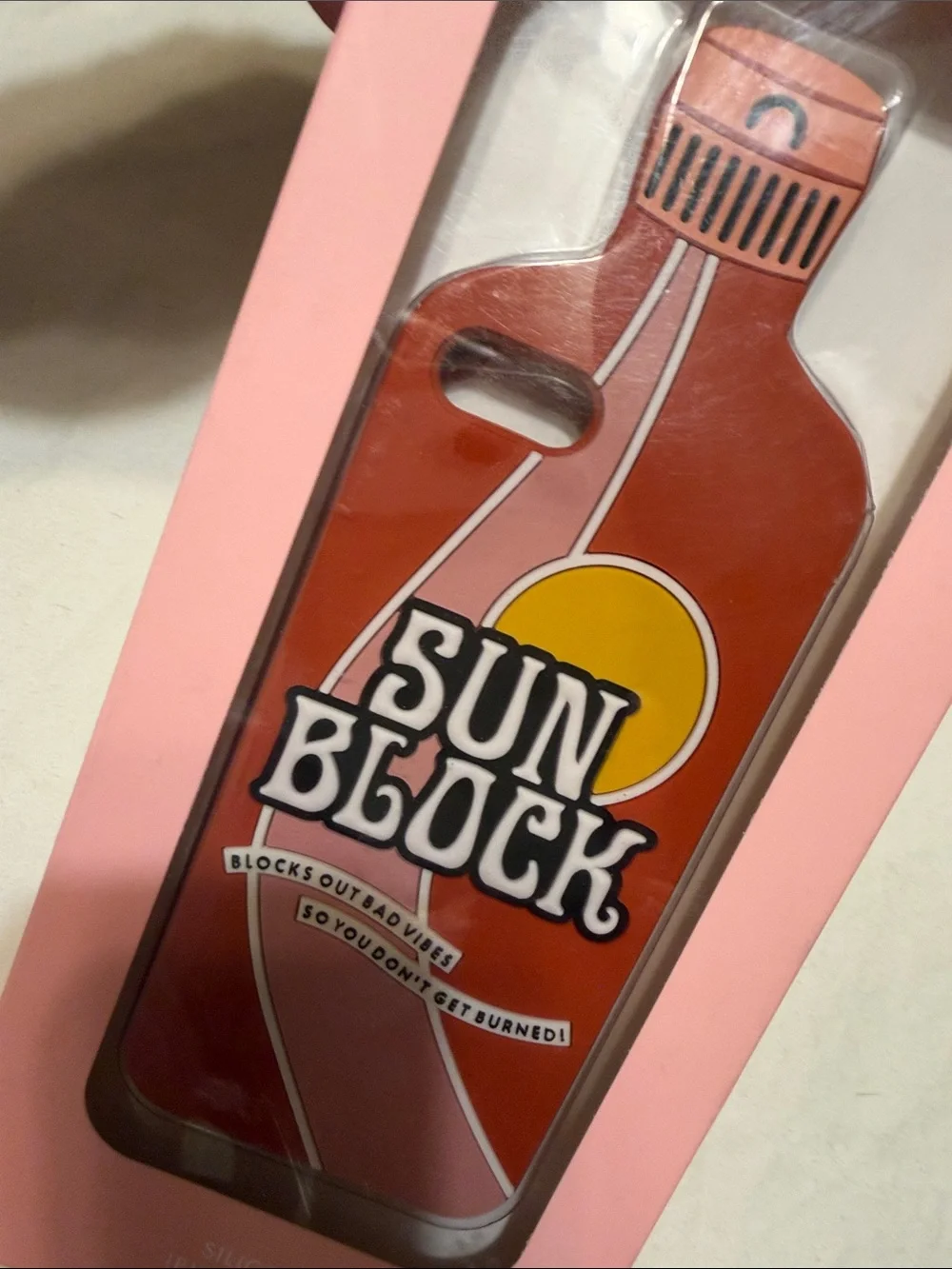 ban.do Pink Novelty Sunblock Phone Case iphone7